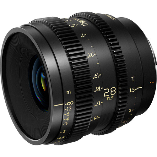 DzoFilm Thypoch Simera-c 28mm T1.5 Cine line FF Prime E-Mount Black