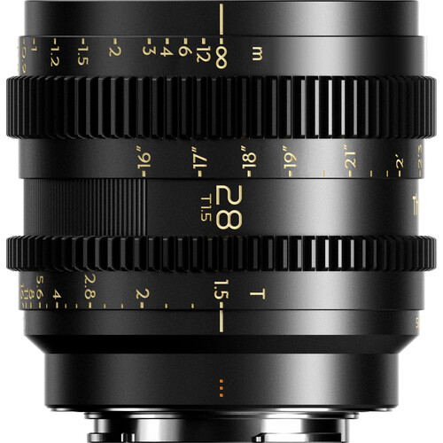 DzoFilm Thypoch Simera-c 28mm T1.5 Cine line FF Prime E-Mount Black