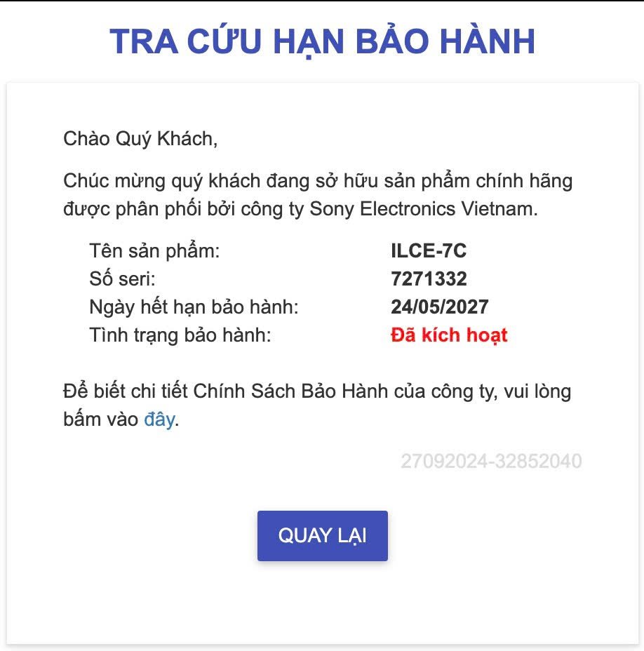 Sony A7C body cũ đẹp 4k shot bhh 24/5/2027