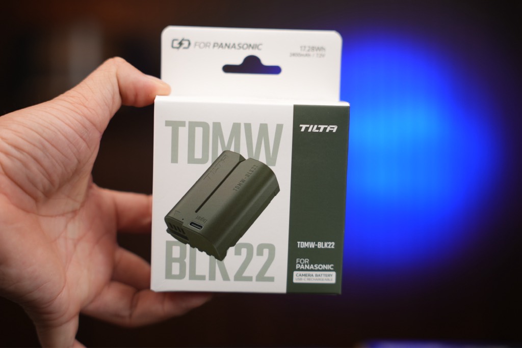 Tilta DMW-BLK22 Battery with USB-C Input (2400mAh) for Panasonic Cameras – Green