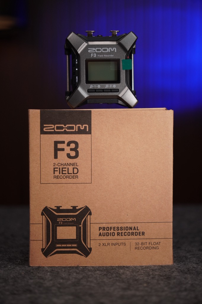 Zoom F3 2-Input / 2-Track Portable Field Recorder