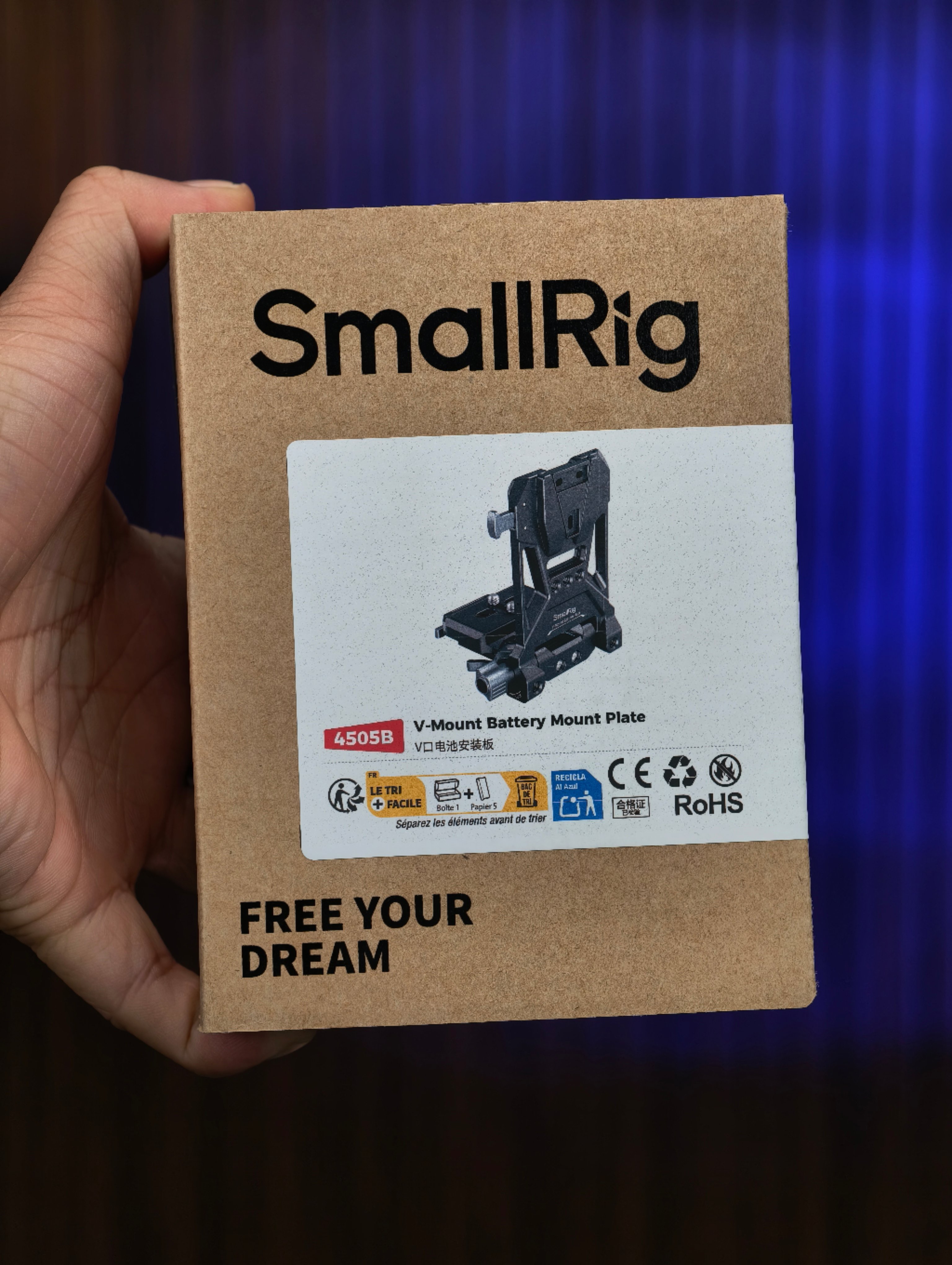 SmallRig V-Mount Battery Mounting Plate 4505B