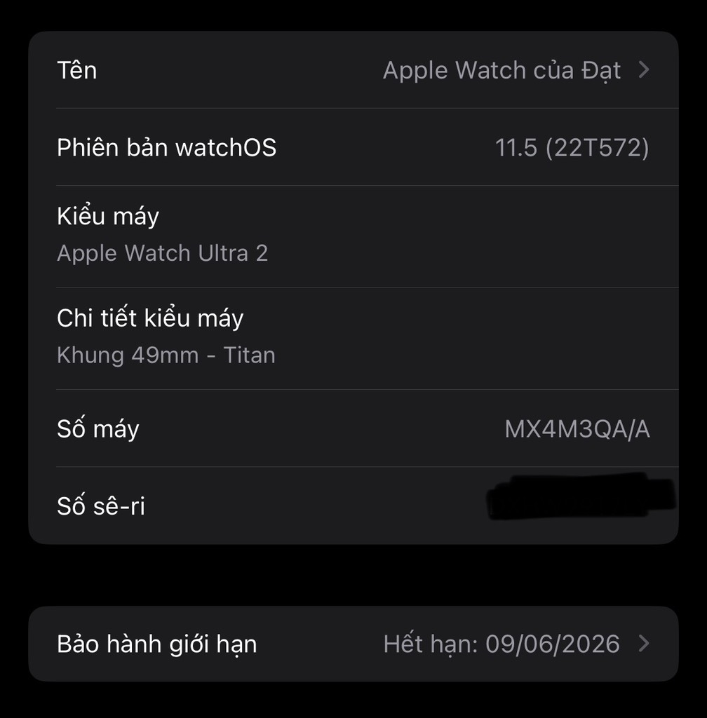 Apple Watch Ultra 2 + Titanium Milanese Loop (likenew fullbox, bh 6/2026)