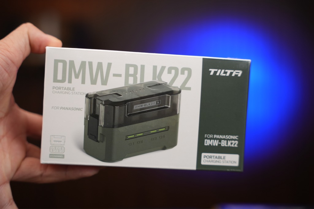 Tilta Portable Charging Station for DMW-BLK22 (4 Channel) – Green