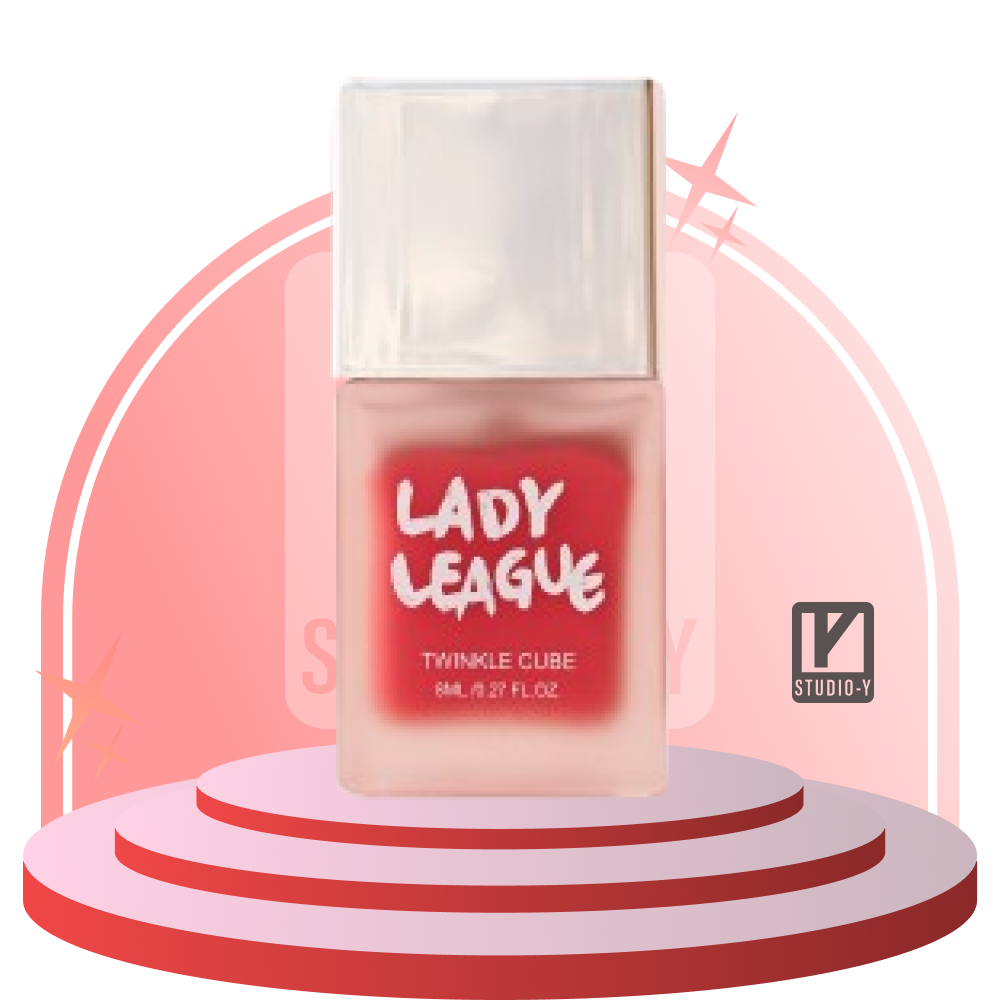 LADY LEAGUE TWINKLE CUBE - Son kem mịn lì 8ml