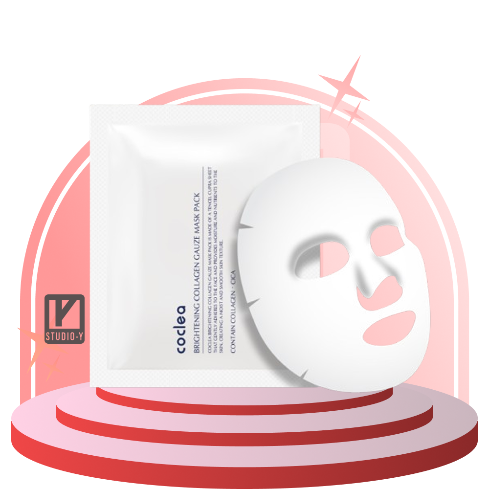[HOT] Mặt nạ COCLEA BRIGHTING COLLAGEN GAUZE MASK PACK (5 miếng)