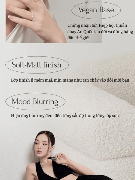 MUZIGAE MANSION Son Thỏi Mịn Mờ Moodwear Blur Lipstick 4g