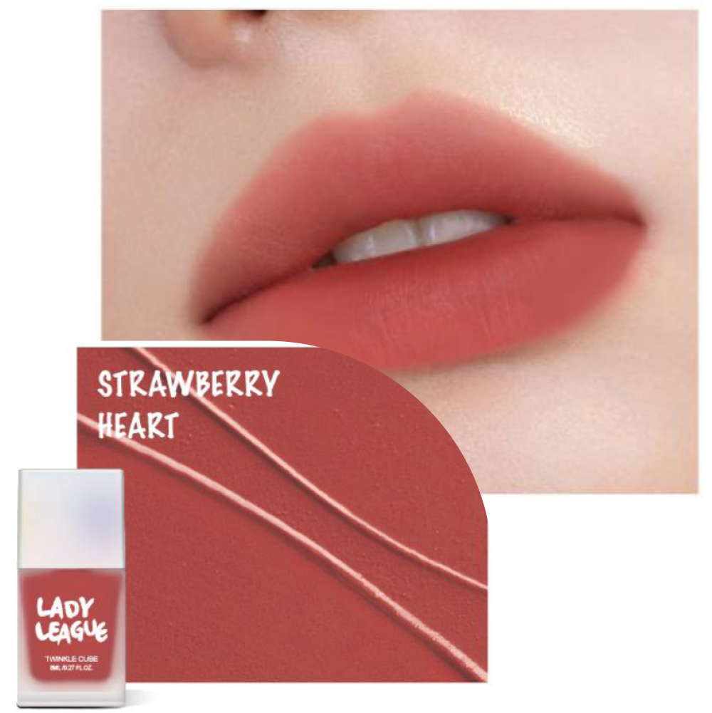 LADY LEAGUE TWINKLE CUBE - Son kem mịn lì 8ml