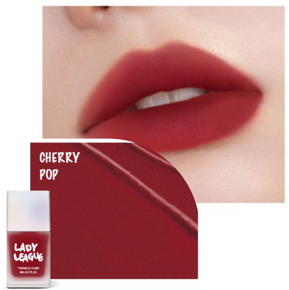 LADY LEAGUE TWINKLE CUBE - Son kem mịn lì 8ml