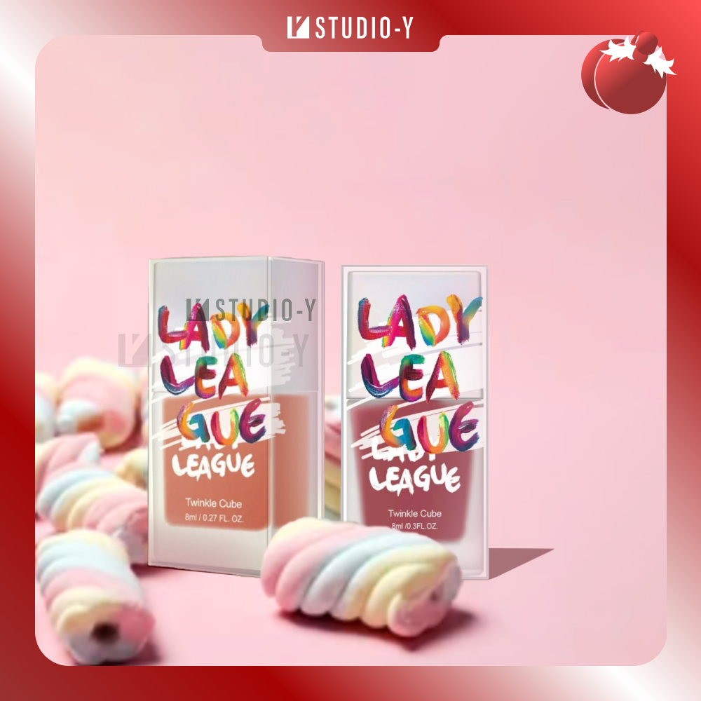 LADY LEAGUE TWINKLE CUBE - Son kem mịn lì 8ml
