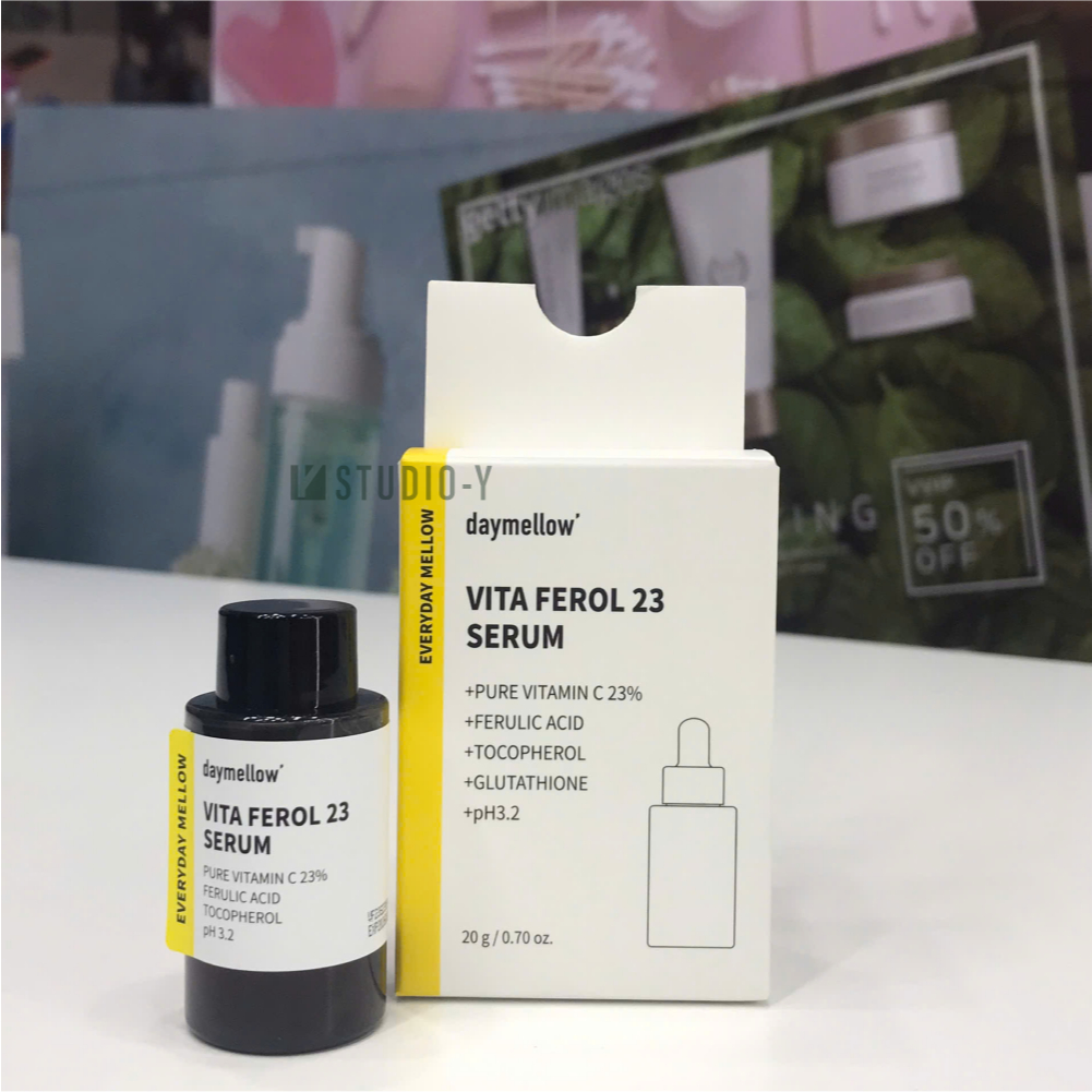 Serum Vitamin C nguyên chất Daymellow Vita Ferol 23, sáng da mờ thâm, ngừa lão hóa giảm nếp nhăn 250g