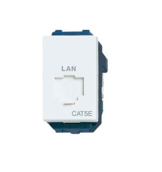 WEV2488SW - Ổ cắm data Cat5e Panasonic, Dòng wide, Màu trắng