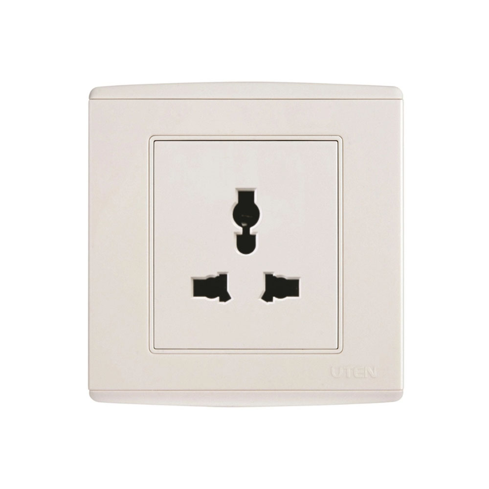 V4.0GZ13/N - Bộ ổ cắm đơn đa năng Uten