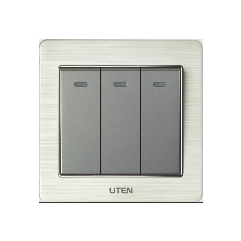 V6.0GK31 - Bộ công tắc ba 1 chiều Uten