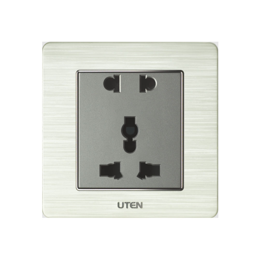 V6.0GZ12Z13/N - Bộ ổ cắm đôi 3 chấu Uten