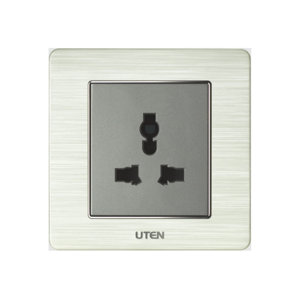 V6.0GZ13/N - Bộ ổ cắm đơn đa năng Uten