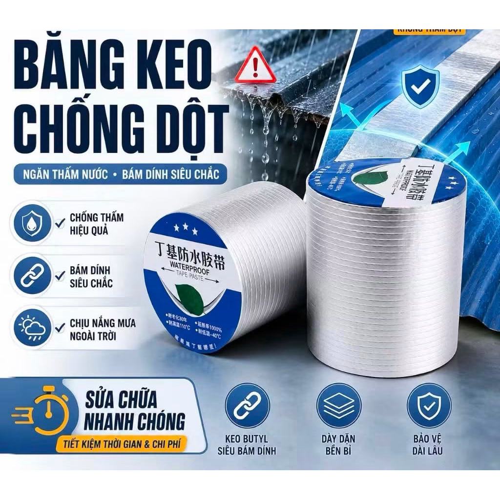 Cung cấp băng keo chống thấm tường trần nhà giá rẻ tại Thanh Xuân