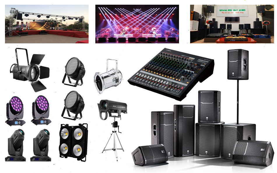Thuê thiết bị âm thanh ánh sáng có xuất hóa đơn đỏ VAT