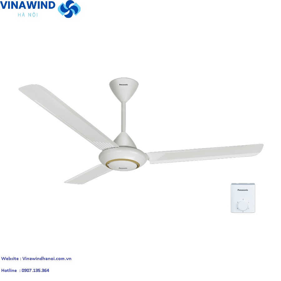 Quạt trần Panasonic 3 cánh hộp số