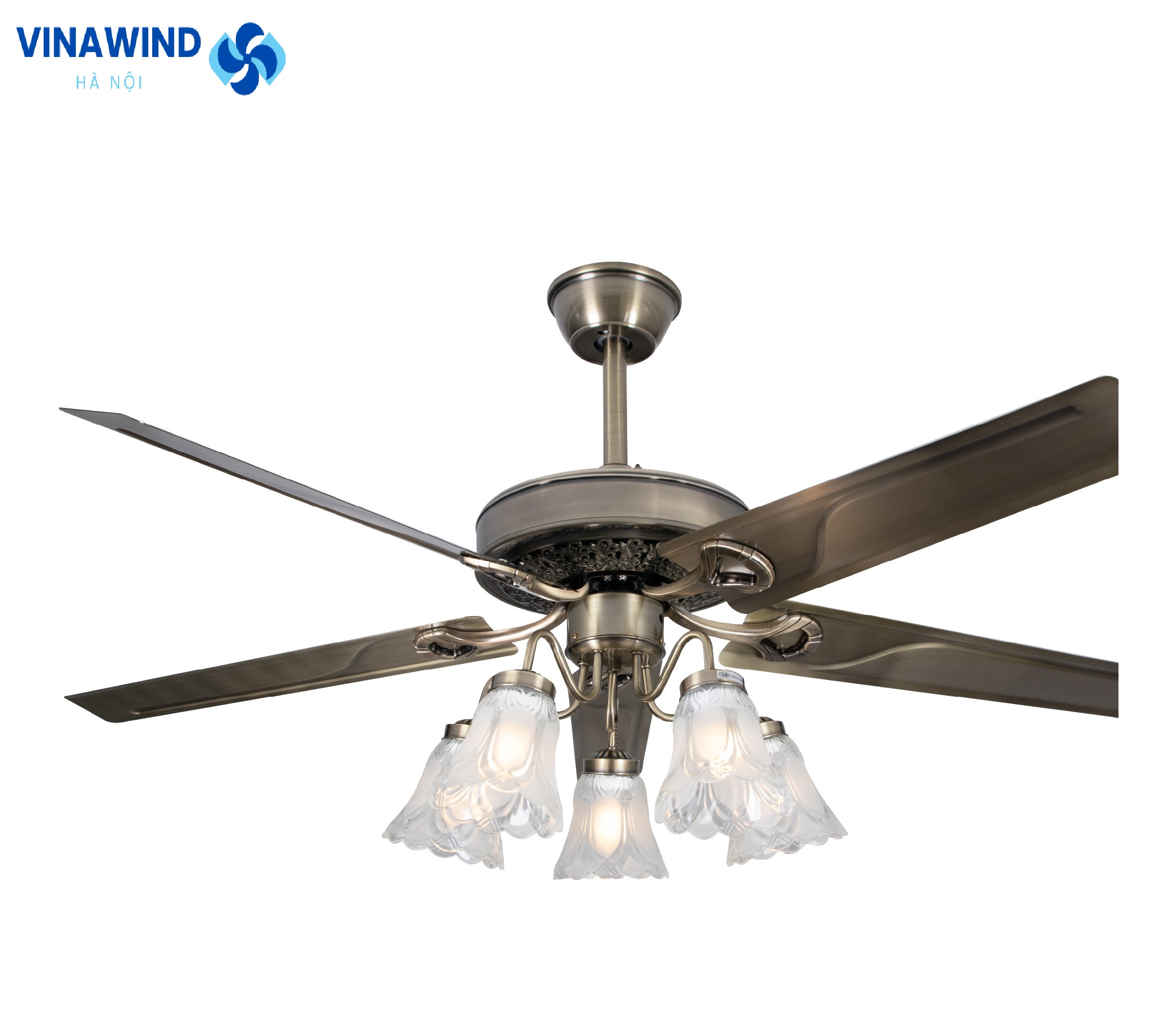 Quạt trần 5 cánh trang trí