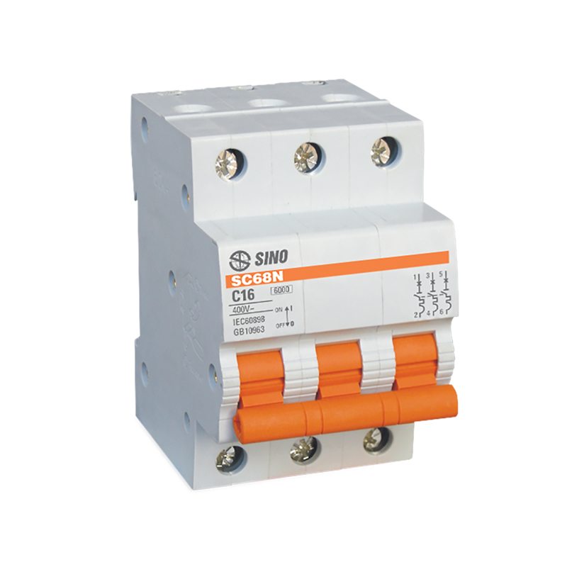 Aptomat SINO 3P 06A 6kA SC68N/C3006