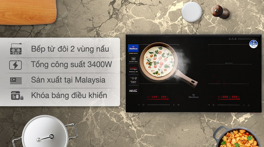 Bếp Từ Đôi BlueStone ICB-6917-3400W