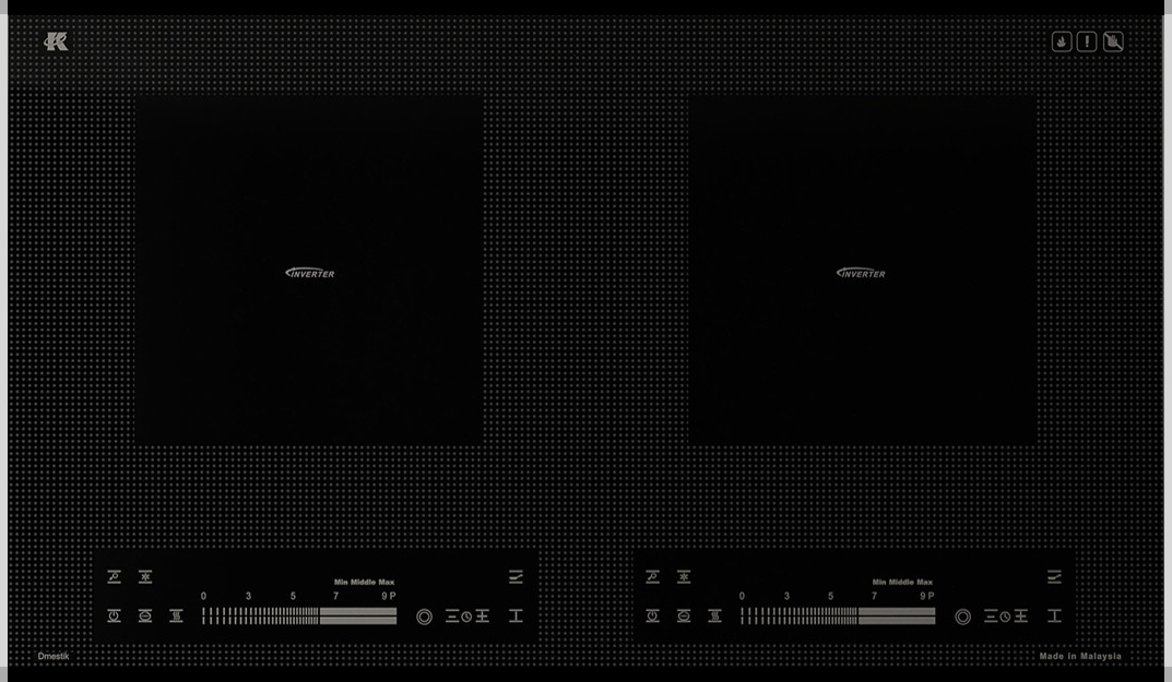 Bếp từ đôi âm Dmestik ML 222-DKI