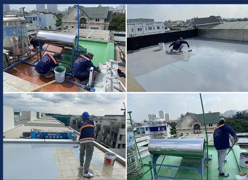 Thuê thợ xử lý chống thấm nhà giá rẻ nhất tại Hà Nội
