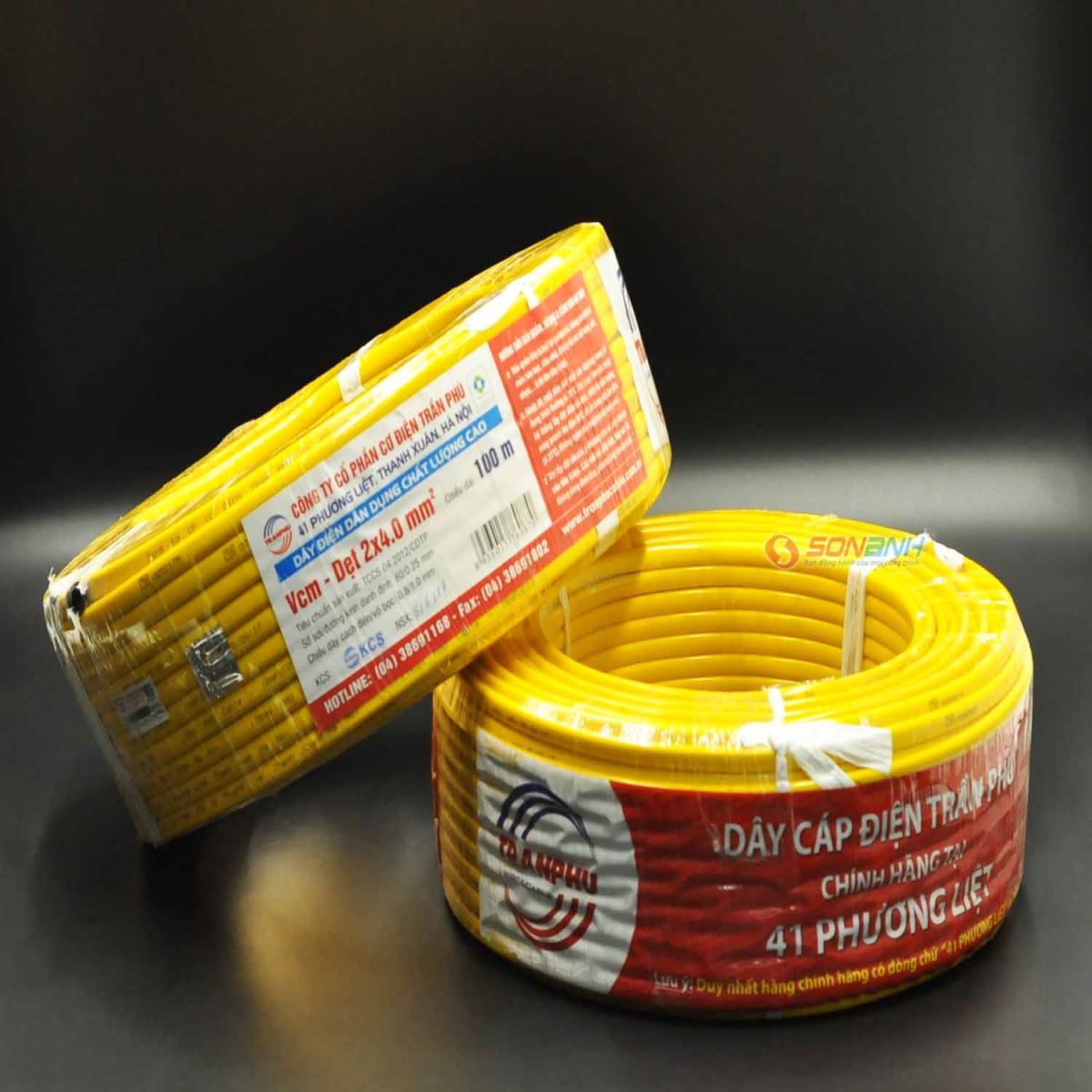 Dây điện Trần Phú, dây đôi mềm dẹt VCm 2x1.5