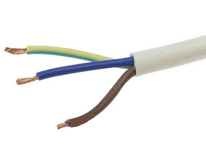 Dây điện Trần Phú, dây tròn đặc 3 ruột VCm 3x0.5