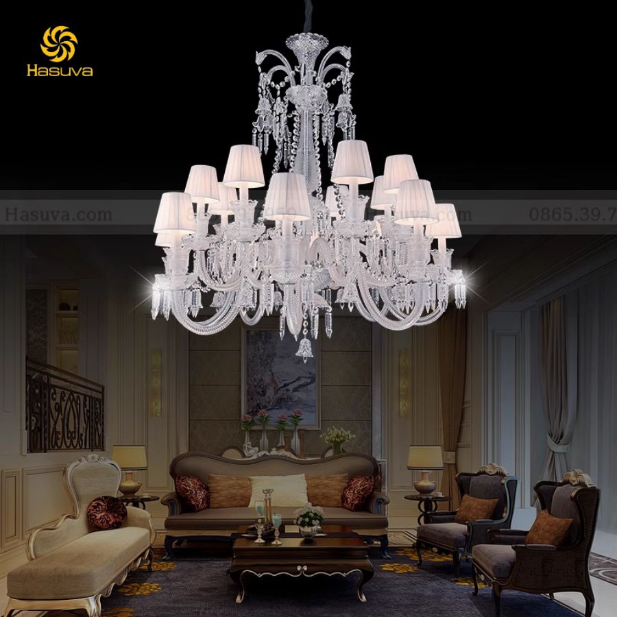 Đèn chùm pha lê Dù 960/15