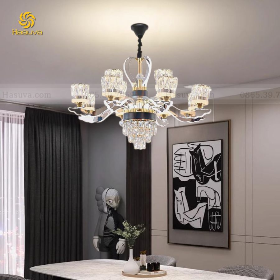 Đèn Chùm Pha Lê 8602/12