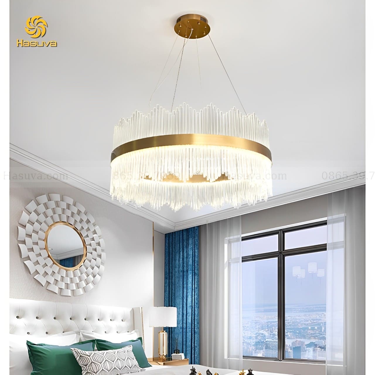 Đèn chùm vương miện 1502/800