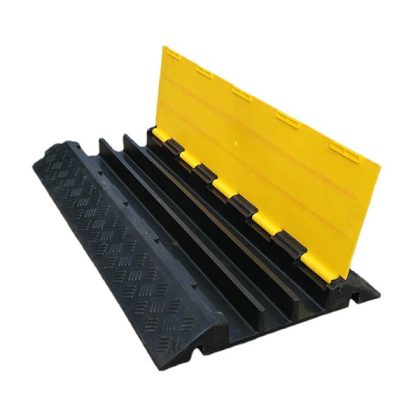 Gờ cao su bảo vệ cáp điện 3 rãnh 100 x 30 x 4,5 cm