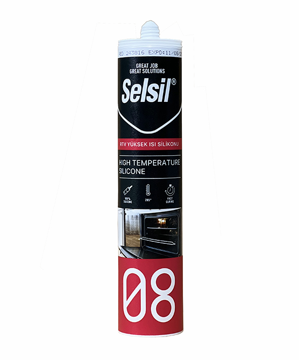 Keo silicone chịu nhiệt Selsil RTV High Temperature 280ml