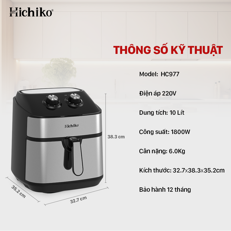 Nồi chiên không dầu Hichiko HC 977