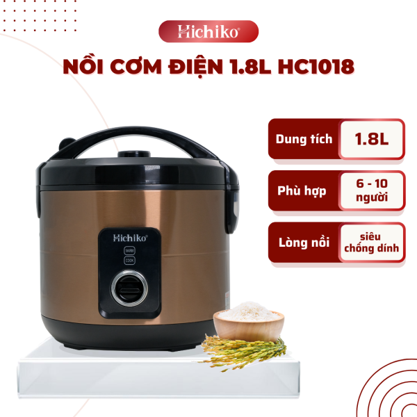 Nồi cơm điện Hichiko HC1018 Công suất 900W