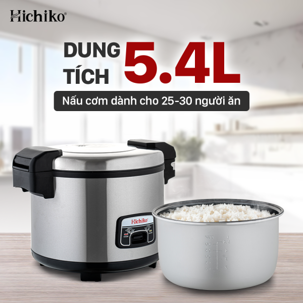 Nồi cơm điện loại to phù hợp với bếp ăn tập thể