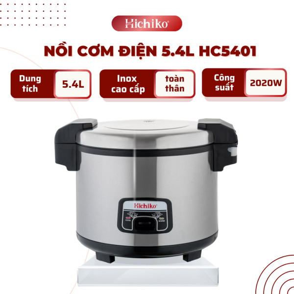 Nồi cơm điện Hichiko HC5401 Công suất 2020W
