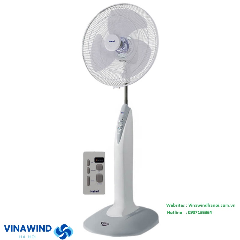 Quạt cây chinghai HS-916B, Điều khiển từ xa, sải cánh 40cm