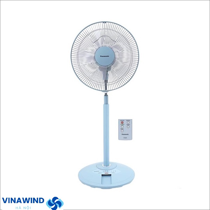 Quạt cây panasonic 5 cánh F308NHB có điều khiển