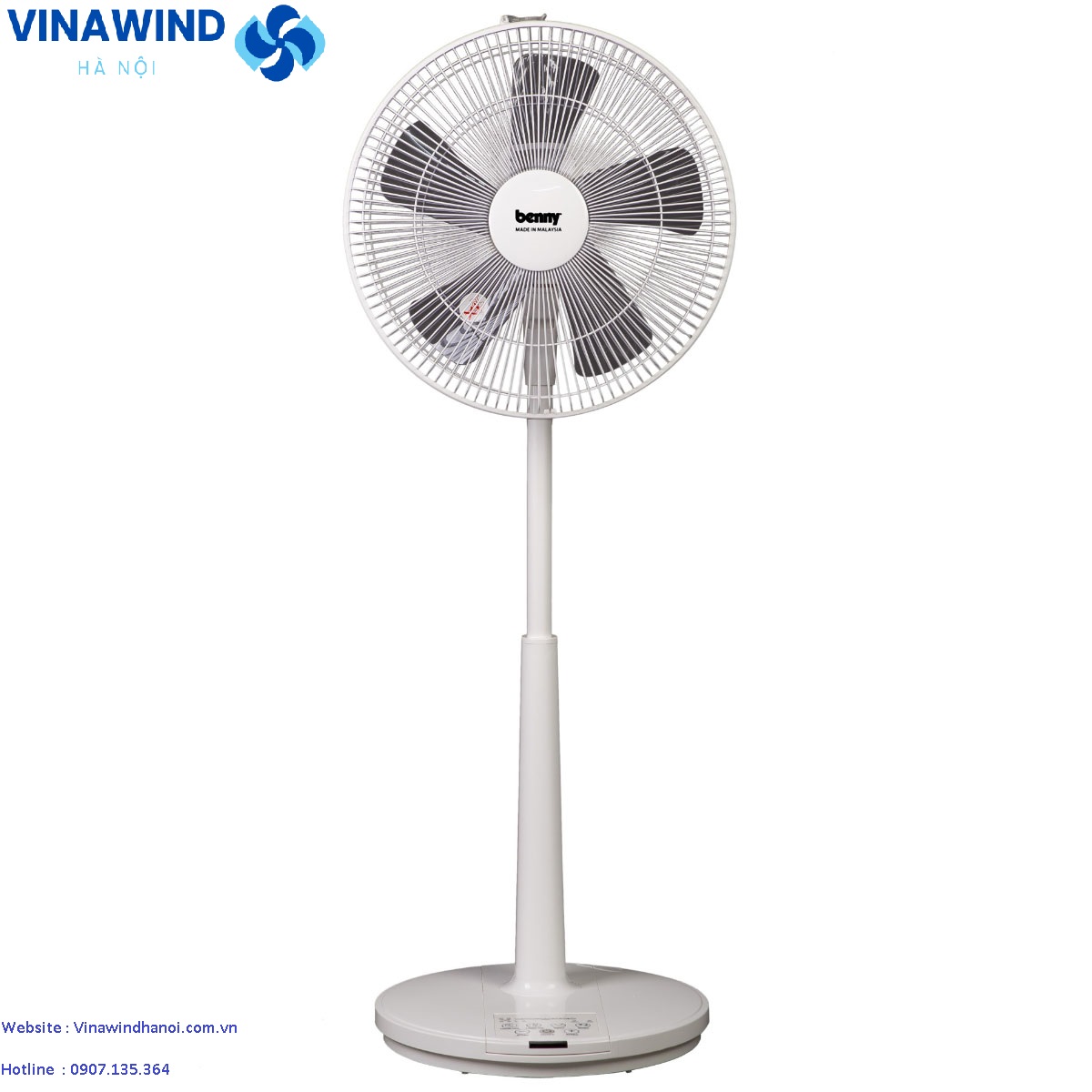 Quạt cây Benny BF-35DC Điều khiển từ xa, Động cơ DC