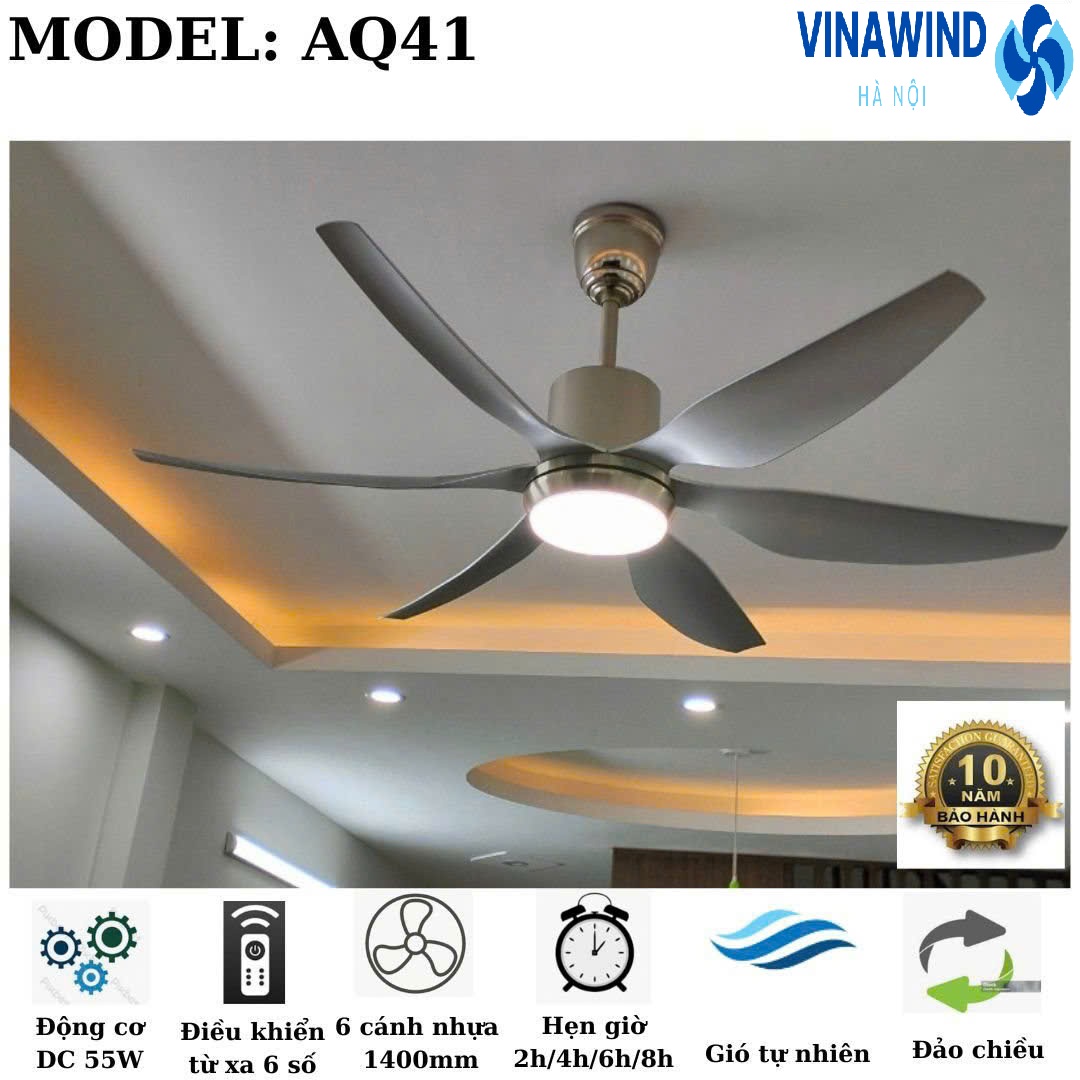 Quạt trần có đèn trang trí AQ-41