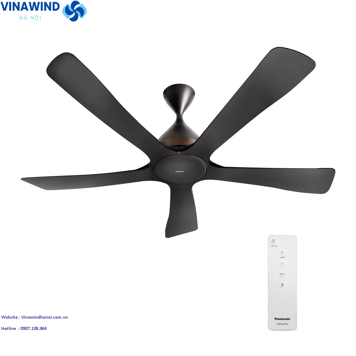 Quạt trần panasonic điều khiển từ xa