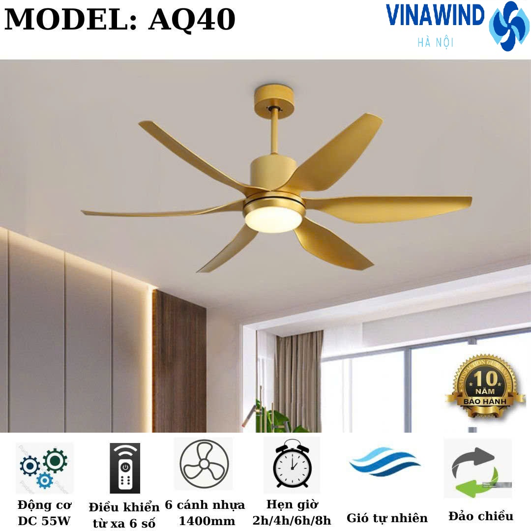 Quạt trần có đèn AQ-40
