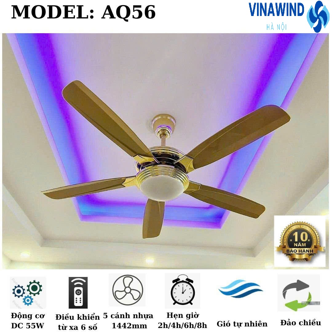 Quạt trần có đèn AQ-56