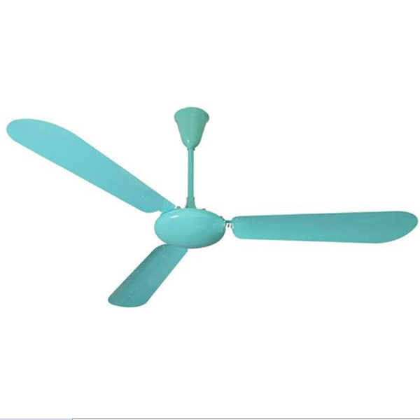 Quạt trần Vinawind QT 1400s 3 cánh sắt màu xanh, hộp số