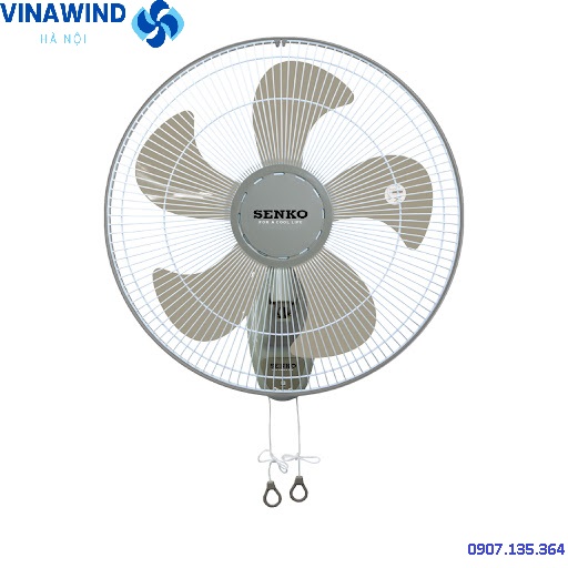 Quạt treo tường Senko 1880 Sải cánh 43cm, 2 dây kéo
