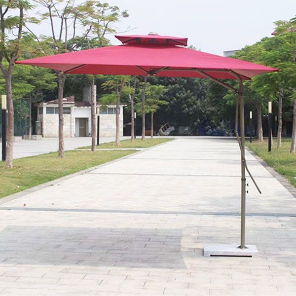 Ô dù ngoài trời 2.5m lệch tâm vuông khung thép