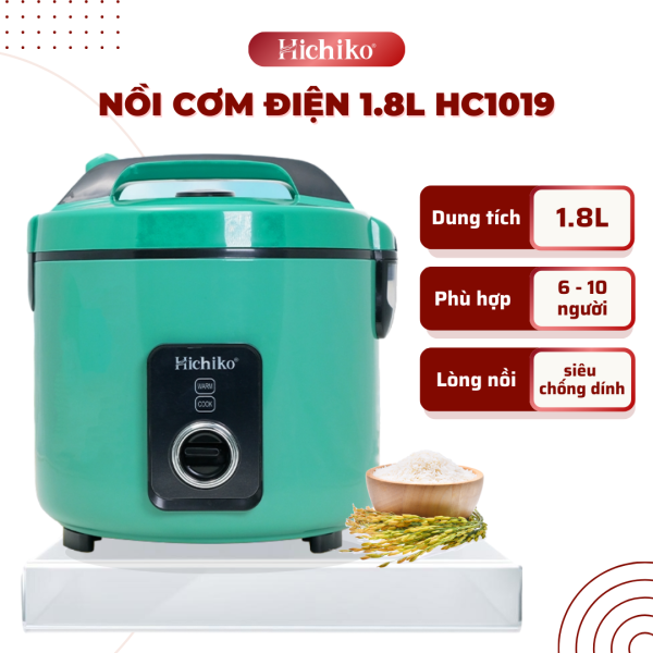Nồi cơm điện Hichiko HC1019 Công suất 800W